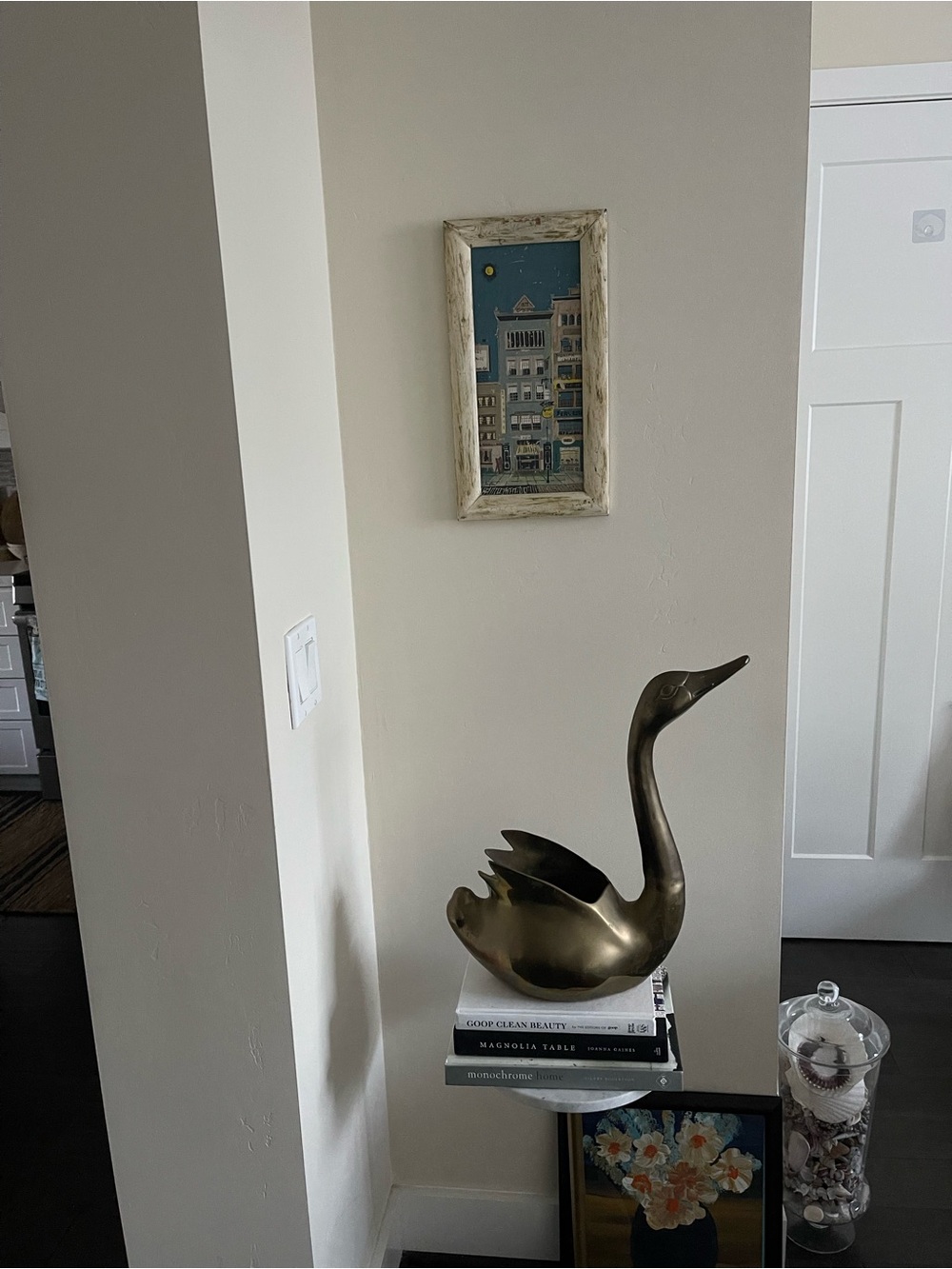 Blue Cityscape Framed Wall Art - Unbranded